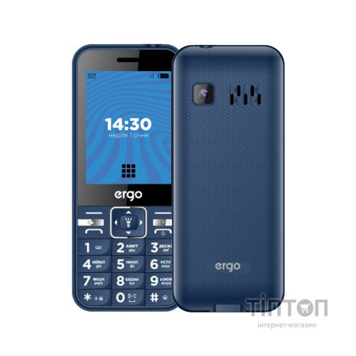 Мобільний телефон Ergo E281 Blue