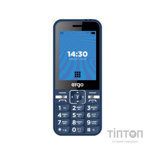 Мобільний телефон Ergo E281 Blue