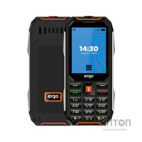 Мобільний телефон Ergo E283 Black Orange