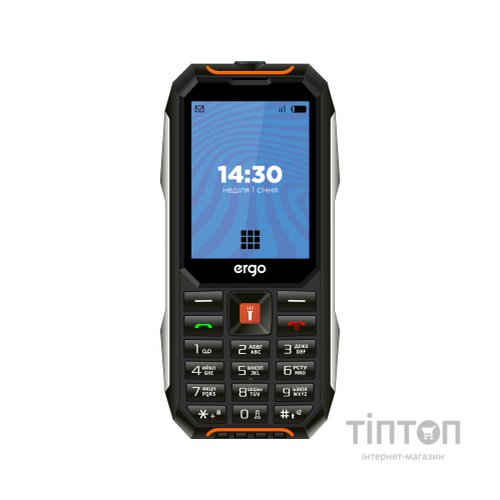 Мобільний телефон Ergo E283 Black Orange