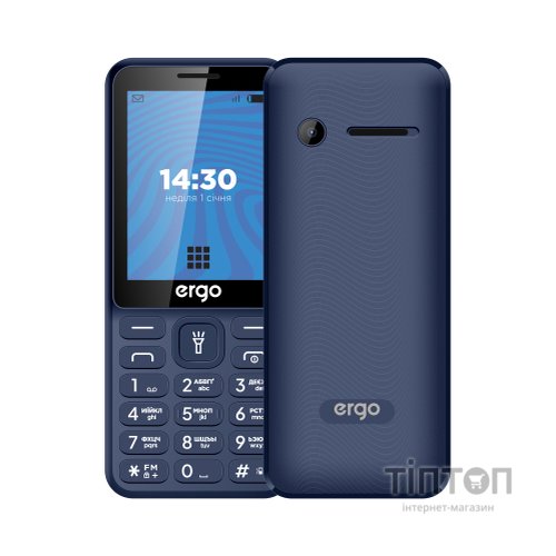 Мобільний телефон Ergo E284 Blue