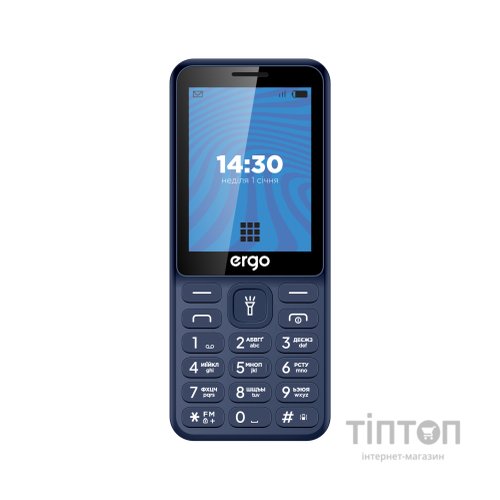 Мобільний телефон Ergo E284 Blue
