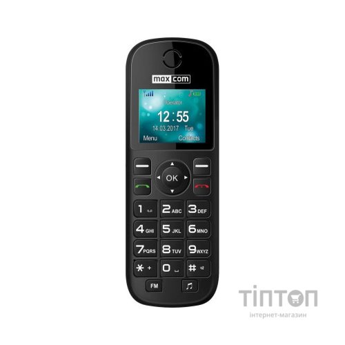 Мобільний телефон Maxcom MM35D Black