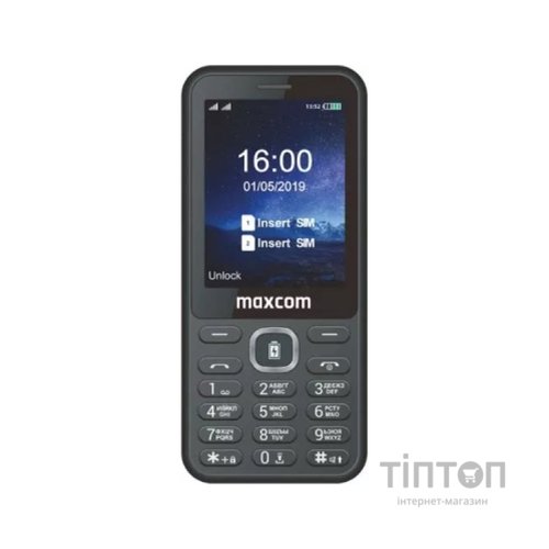 Мобільний телефон Maxcom MM814 Type-C Black (5908235977720)