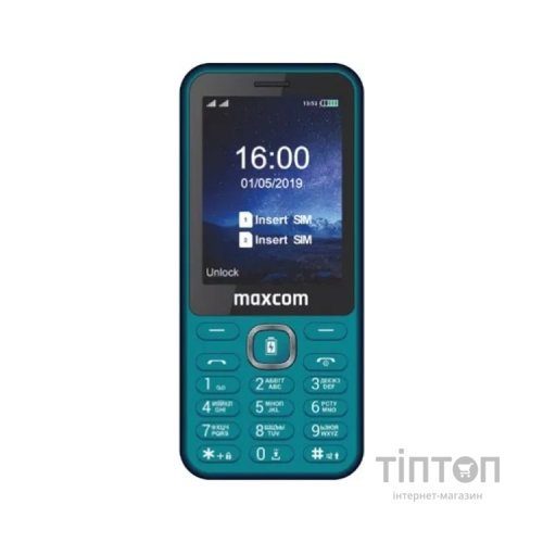 Мобільний телефон Maxcom MM814 Type-C Green (5908235977744)