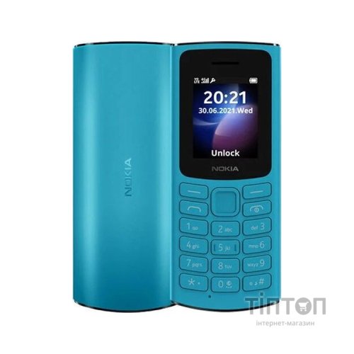 Мобільний телефон Nokia 105 DS 2023 Cyan