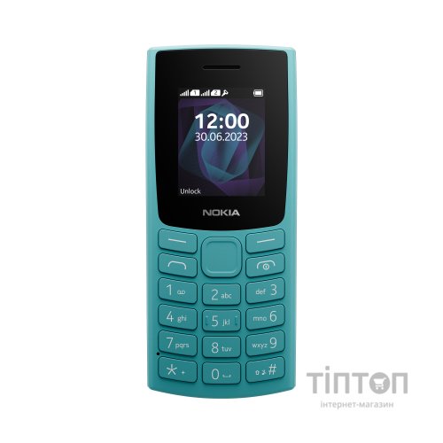 Мобільний телефон Nokia 105 SS 2023 Cyan