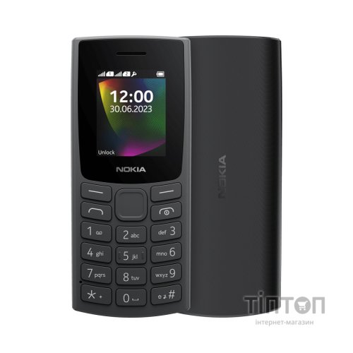Мобільний телефон Nokia 106 DS 2023 Charcoal (1GF019BPA2C01)