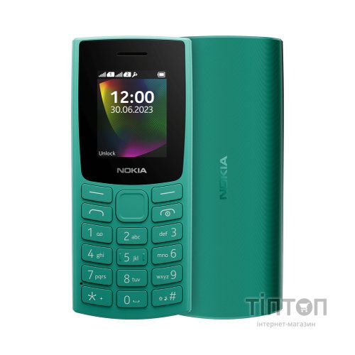 Мобільний телефон Nokia 106 DS 2023 Green (1GF019BPJ1C01)