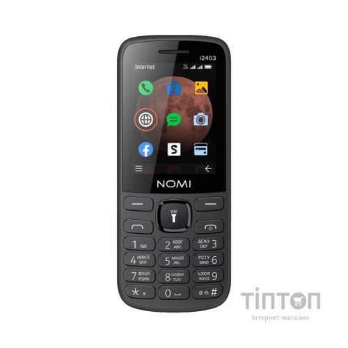 Мобільний телефон Nomi i2403 Black