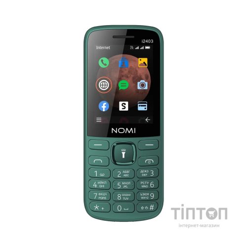 Мобільний телефон Nomi i2403 Dark Green