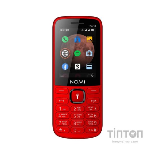 Мобільний телефон Nomi i2403 Red