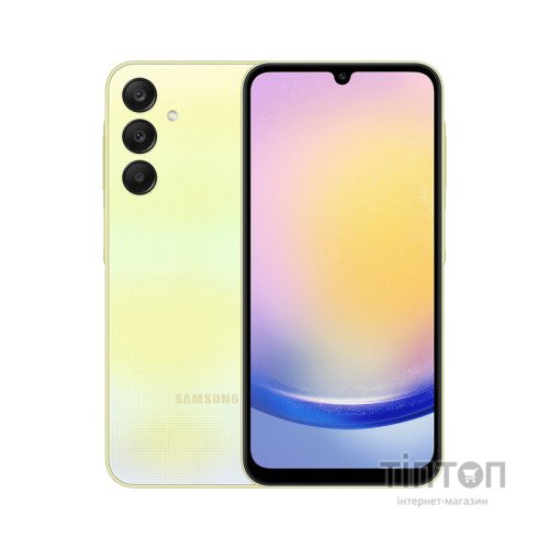 Мобільний телефон Samsung Galaxy A25 5G 6/128Gb Yellow (SM-A256BZYDEUC)