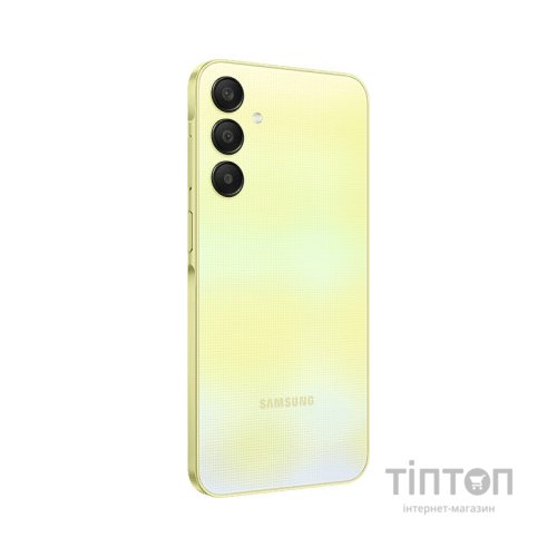 Мобільний телефон Samsung Galaxy A25 5G 6/128Gb Yellow (SM-A256BZYDEUC)