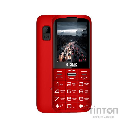 Мобільний телефон Sigma Comfort 50 Grace Type-C Red (4827798121825)