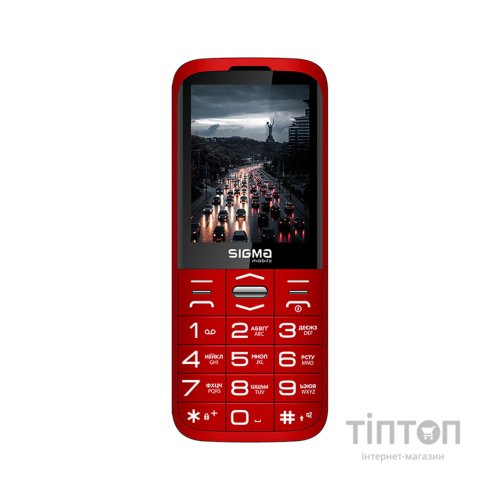 Мобільний телефон Sigma Comfort 50 Grace Type-C Red (4827798121825)