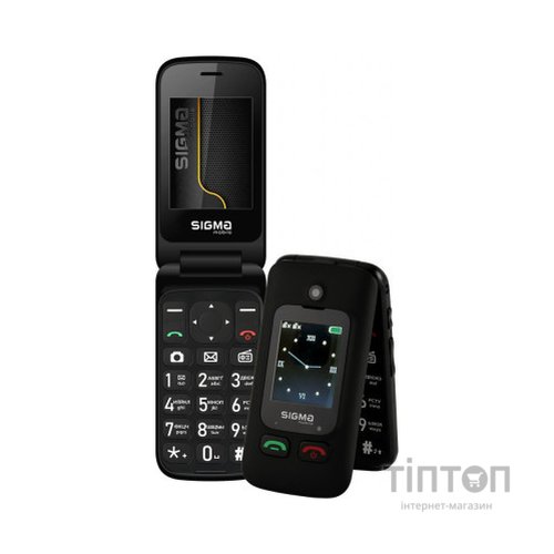 Мобільний телефон Sigma Comfort 50 Shell Duo Type-C Black (4827798212523)