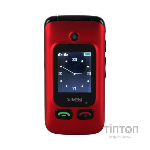 Мобільний телефон Sigma Comfort 50 Shell Duo Type-C Red Black (4827798212516)