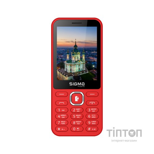 Мобільний телефон Sigma X-style 31 Power Type-C Red (4827798855058)