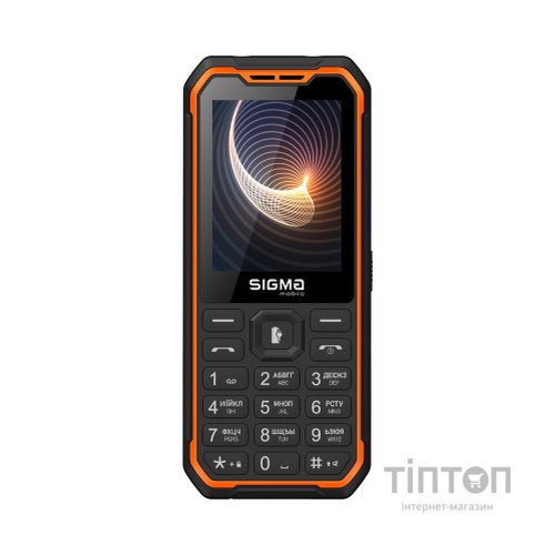 Мобільний телефон Sigma X-style 310 Force Type-C Black Orange (4827798855126)