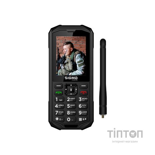 Мобільний телефон Sigma X-treme PA68 WAVE Black (4827798466612)
