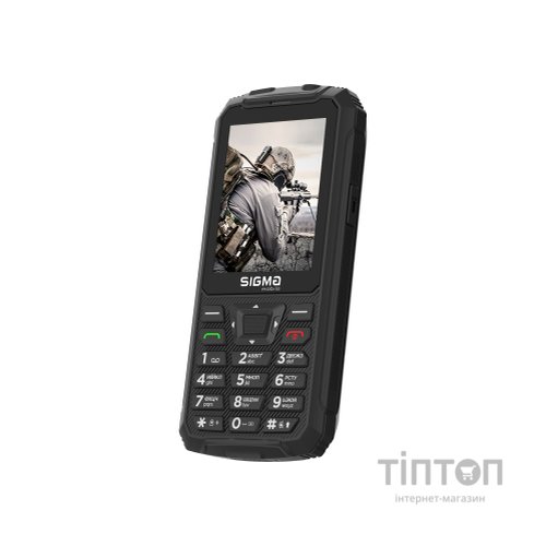 Мобільний телефон Sigma X-treme PR68 Type-C Black (4827798122419)