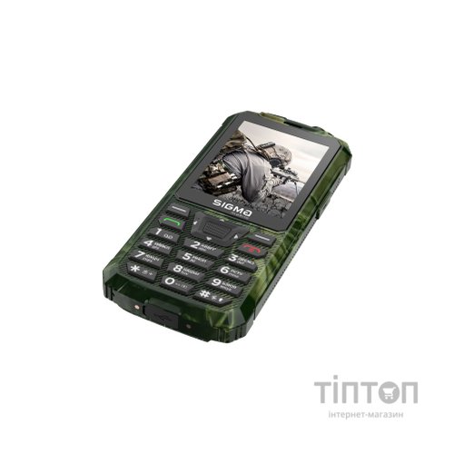Мобільний телефон Sigma X-treme PR68 Type-C Khaki (4827798122426)