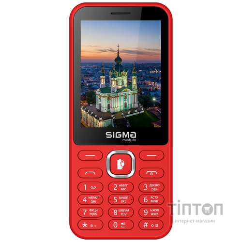 Мобильный телефон Sigma mobile X-style 31 Power Type-C Dual Sim Red