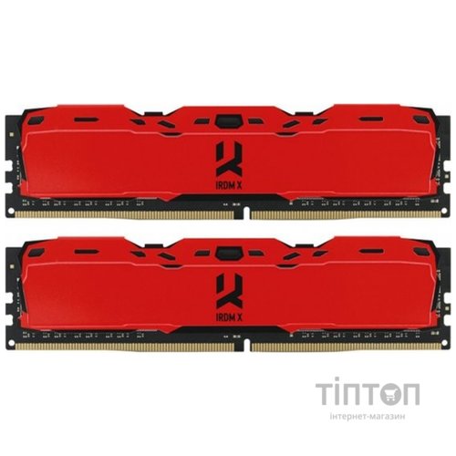 Модуль пам'яті для комп'ютера DDR4 16GB (2x8GB) 3200 MHz IRDM Red Goodram (IR-XR3200D464L16SA/16GDC)