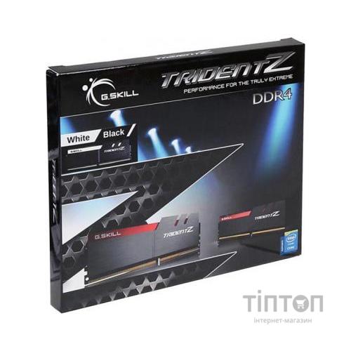 Модуль пам'яті DDR4 16GB Trident Z Black H/White G.Skill 3200 MHz