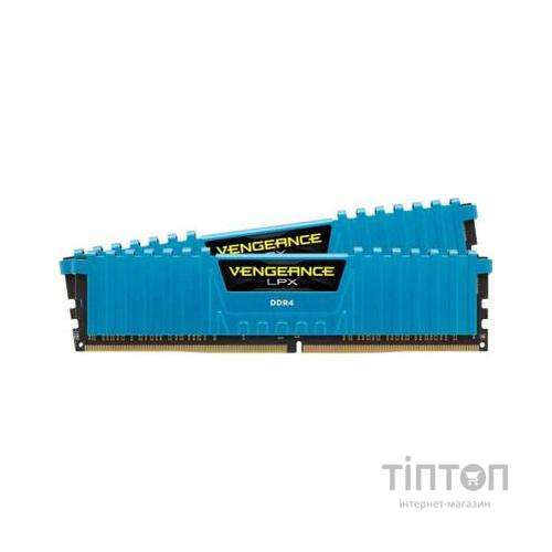 Модуль пам'яті DDR4 16GB Vengeance LPX Blue CORSAIR 3000 MHz