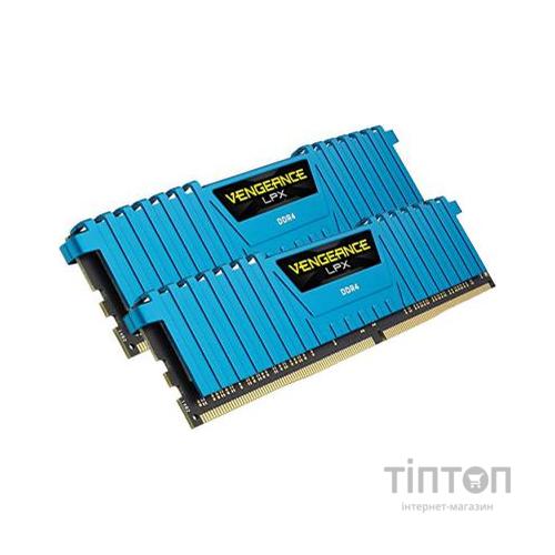 Модуль пам'яті DDR4 16GB Vengeance LPX Blue CORSAIR 3000 MHz