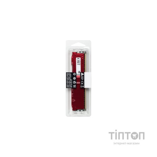 Модуль пам'яті для комп'ютера DDR3 16GB (2x8GB) 1600 MHz Fury Beast Blue Kingston Fury (ex.HyperX) (KF316C10BK2/16)