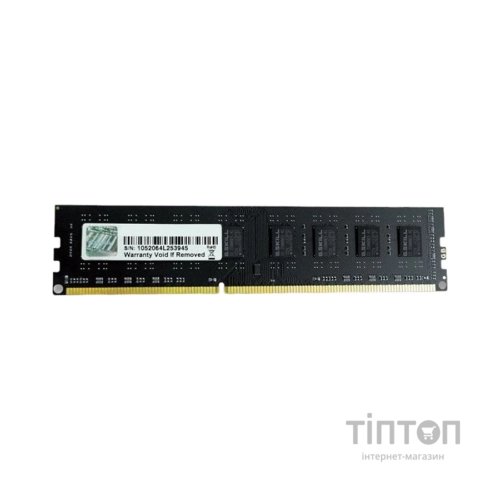 Модуль пам'яті для комп'ютера DDR3 4GB 1333 MHz G.Skill (F3-10600CL9S-4GBNT)