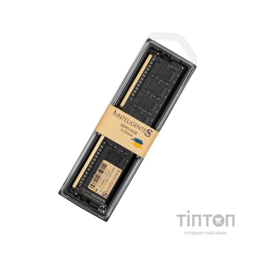 Модуль пам'яті для комп'ютера DDR3 4GB 1600 MHz INTELIGENTES (IU3BBB1/4)