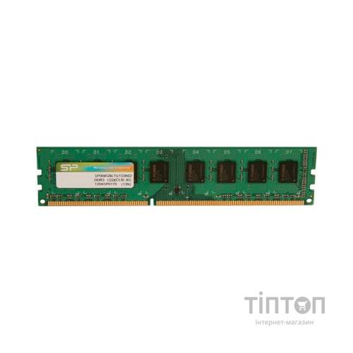 Модуль пам'яті для комп'ютера DDR3 4GB 1600 MHz Silicon Power (SP004GLLTU160N02)