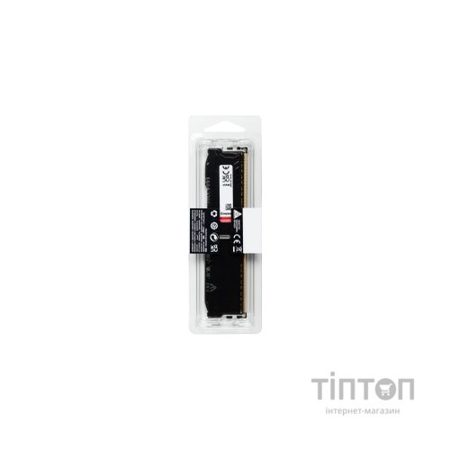 Модуль пам'яті для комп'ютера DDR3 8GB 1600 MHz Fury Beast Black Kingston Fury (ex.HyperX) (KF316C10BB/8)