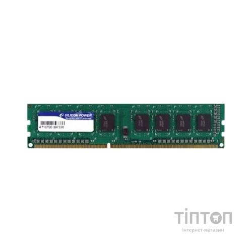 Модуль пам'яті для комп'ютера DDR3 8GB 1600 MHz Silicon Power (SP008GBLTU160N01)