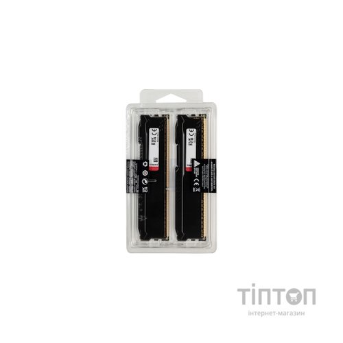 Модуль пам'яті для комп'ютера DDR3 8GB (2x4GB) 1600 MHz Fury Beast Black Kingston Fury (ex.HyperX) (KF316C10BBK2/8)