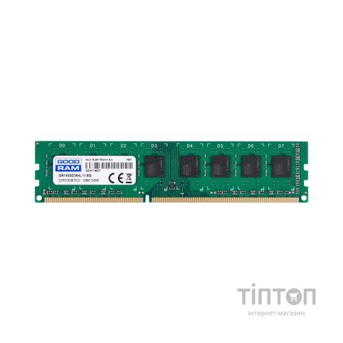 Модуль пам'яті для комп'ютера DDR3L 8GB 1600 MHz Goodram (GR1600D364L11/8G / GR1600D3V64L11/8G)