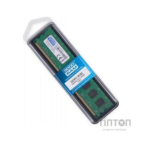 Модуль пам'яті для комп'ютера DDR3L 8GB 1600 MHz Goodram (GR1600D3V64L11/8G)