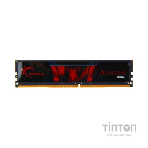 Модуль пам'яті для комп'ютера DDR4 16GB 2666 MHz AEGIS Black G.Skill (F4-2666C19S-16GIS)