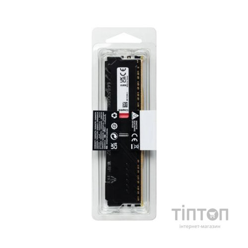 Модуль пам'яті для комп'ютера DDR4 16GB 2666 MHz FURY Beast Black Kingston Fury (ex.HyperX) (KF426C16BB/16)