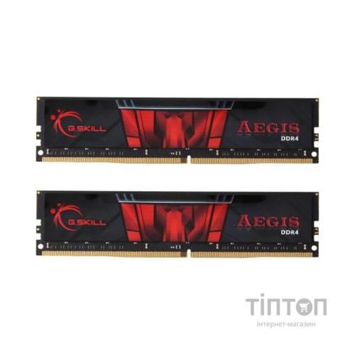 Модуль пам'яті для комп'ютера DDR4 16GB (2x8GB) 2400 MHz Aegis G.Skill (F4-2400C17D-16GIS)