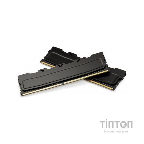 Модуль пам'яті для комп'ютера DDR4 16GB (2x8GB) 3200 MHz Black Kudos eXceleram (EKBLACK4163222AD)