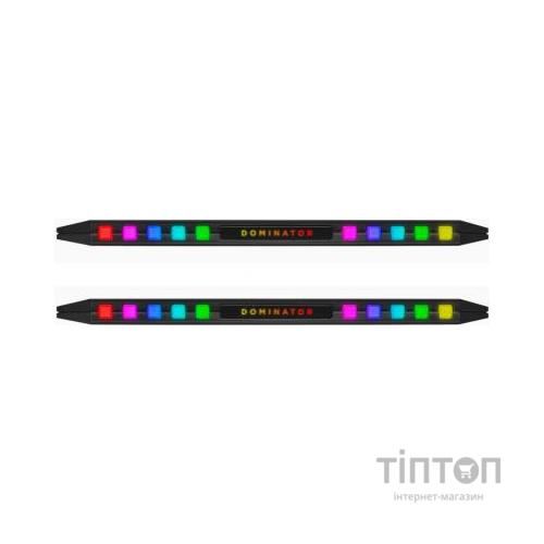 Модуль пам'яті для комп'ютера DDR4 16GB (2x8GB) 3200 MHz Dominator Platinum RGB Black Corsair (CMT16GX4M2Z3200C16)