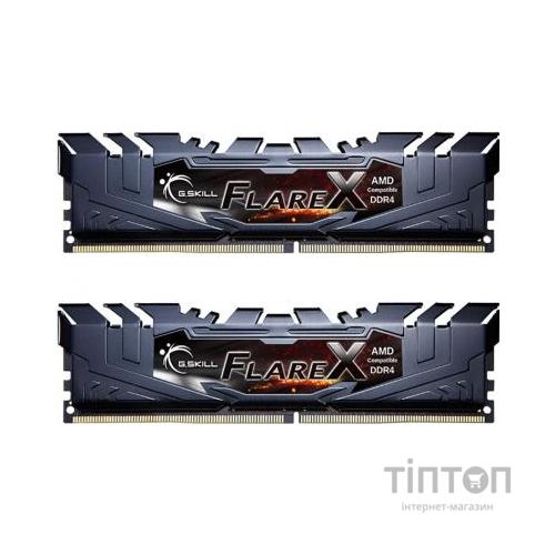 Модуль пам'яті для комп'ютера DDR4 16GB (2x8GB) 3200 MHz FlareX Black G.Skill (F4-3200C16D-16GFX)