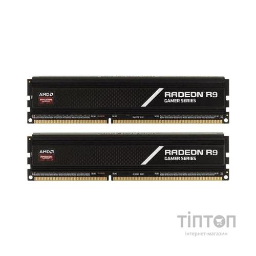Модуль пам'яті для комп'ютера DDR4 16GB (2x8GB) 3200 MHz Radeon R9 AMD (R9S416G3206U2K)