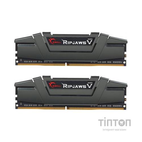 Модуль пам'яті для комп'ютера DDR4 16GB (2x8GB) 3200 MHz RipjawsV G.Skill (F4-3200C16D-16GVGB)