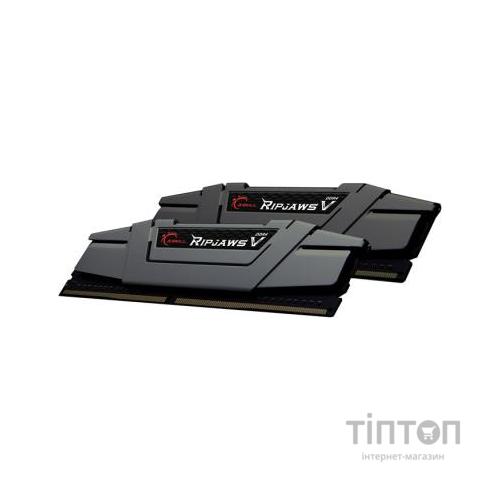 Модуль пам'яті для комп'ютера DDR4 16GB (2x8GB) 3200 MHz RipjawsV G.Skill (F4-3200C16D-16GVGB)